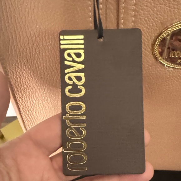 Roberto Cavalli Blush Leather Tote - Picture 3 of 12